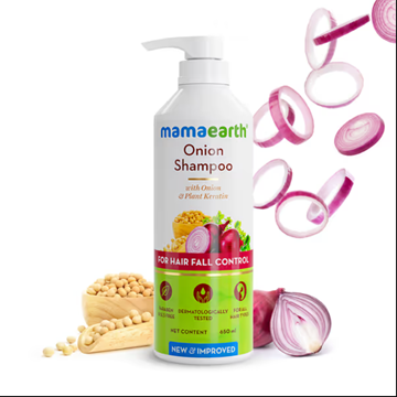 Picture of Mama Earth  onion shampoo